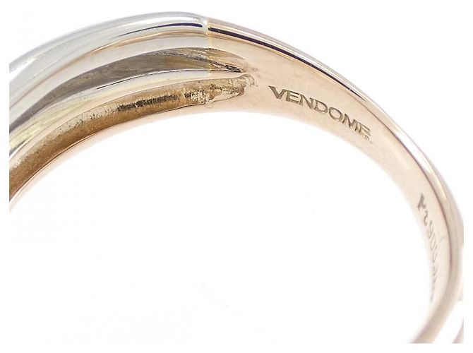 Autre Marque Vendome Au750 Platin Diamantring Golden - Ansicht 4