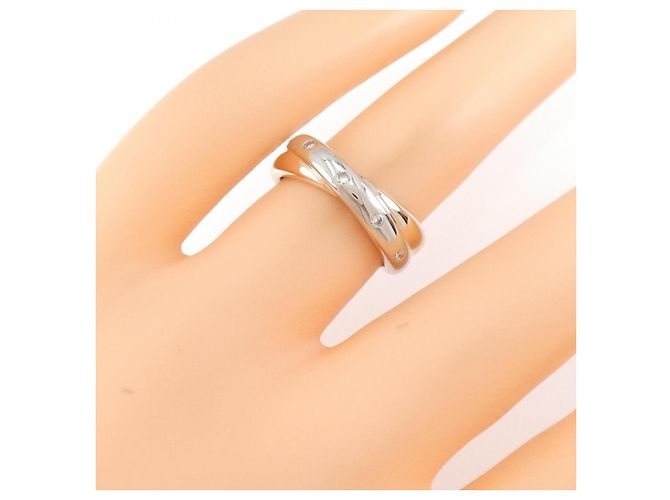 Autre Marque Vendome Au750 Platin Diamantring Golden - Ansicht 5