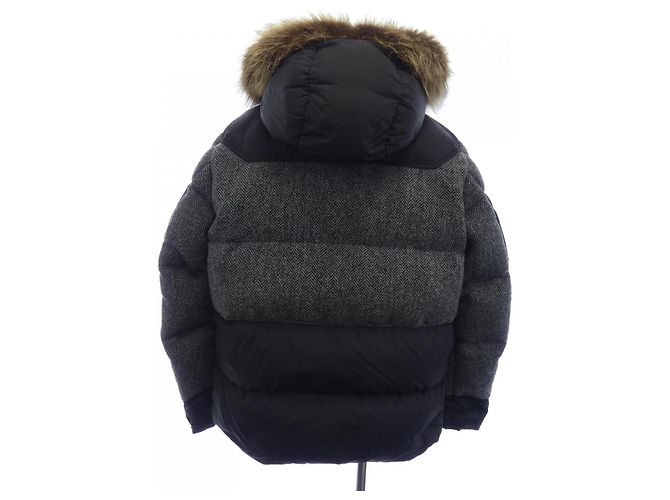 Chaqueta de plumas Moncler ROBERT Castaño Negro - vista 2