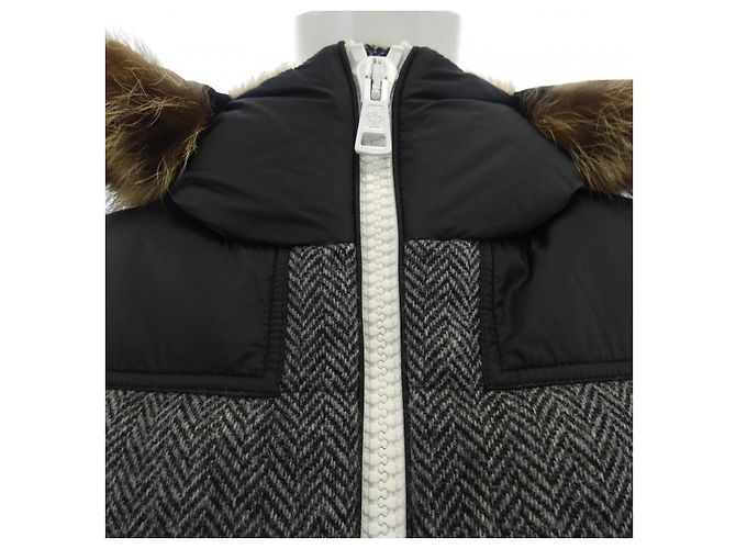 Chaqueta de plumas Moncler ROBERT Castaño Negro - vista 8