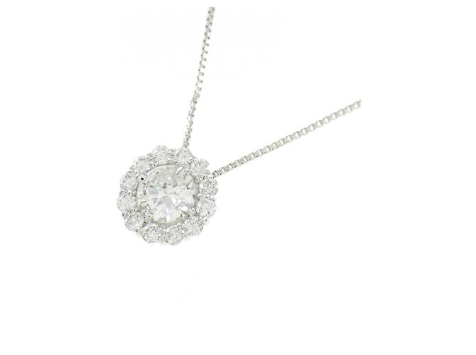Autre Marque Collar de diamante de platino PT900 PT850 Plata - vista 3