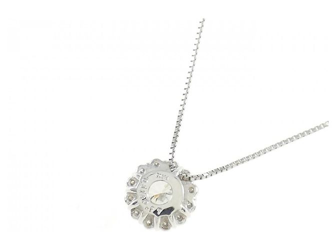 Autre Marque Collar de diamante de platino PT900 PT850 Plata - vista 4