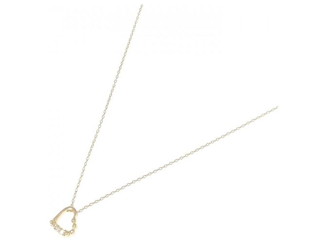 Autre Marque Collana con diamante a forma di cuore Au750 D'oro - vista 2