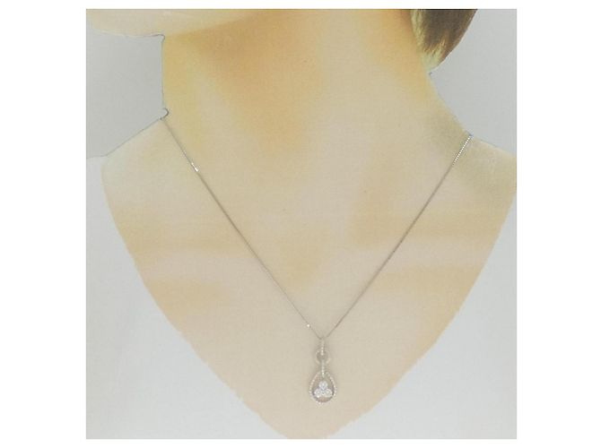 Autre Marque Collana in diamante Au750 Argento - vista 6