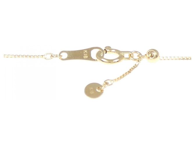 Autre Marque Au750 Eulen-Diamant-Halskette Golden - Ansicht 5