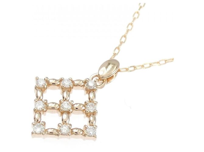 Autre Marque Collana in Au750 e Diamanti Rosa - vista 3