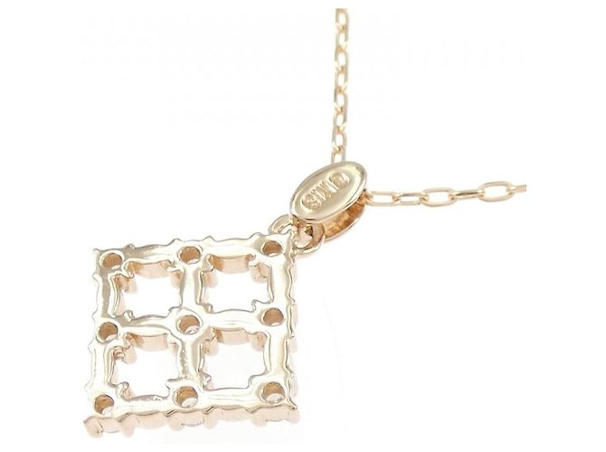 Autre Marque Collana in Au750 e Diamanti Rosa - vista 4