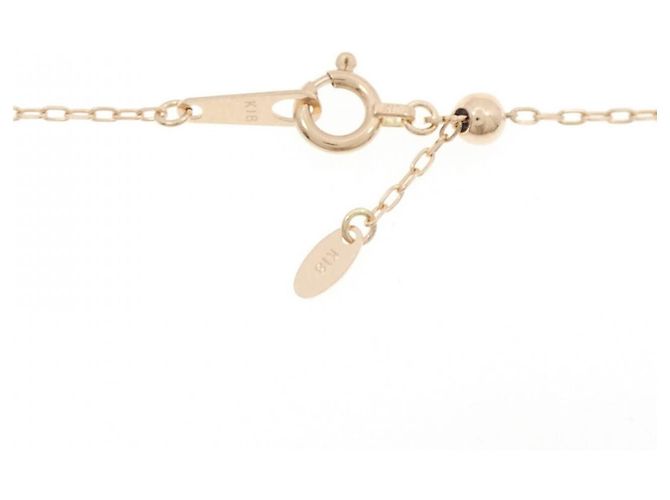 Autre Marque Au750 Saphir-Diamant-Halskette Pink - Ansicht 5