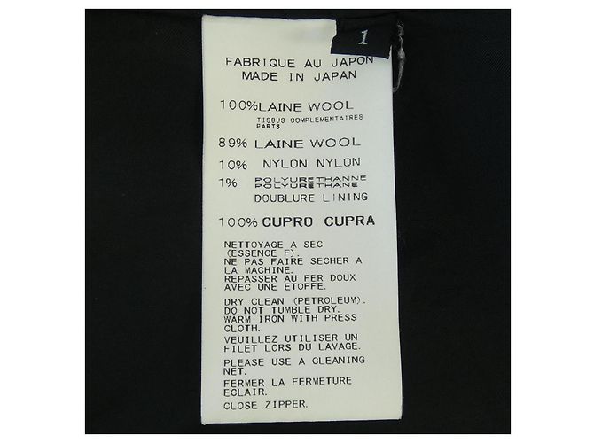 Autre Marque Abrigo REGULATION Yohji Yamamoto Azul Azul marino - vista 3