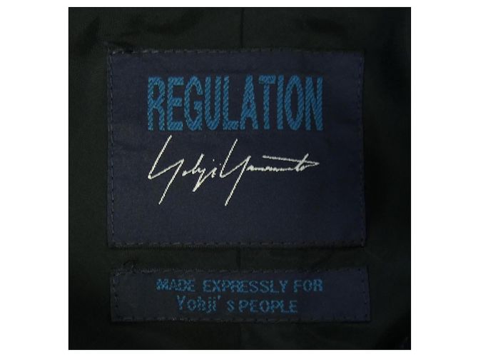Autre Marque Abrigo REGULATION Yohji Yamamoto Azul Azul marino - vista 4