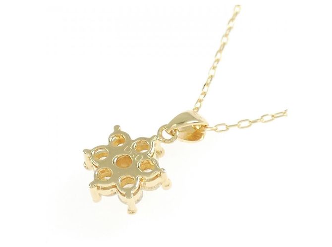 Autre Marque Collana di diamanti a forma di fiore Au750 D'oro - vista 4