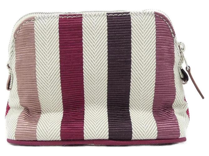 Pochette en coton/rayon Bolide d'Hermès Violet - vue 2