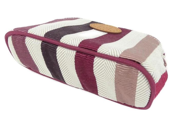 Pochette en coton/rayon Bolide d'Hermès Violet - vue 3