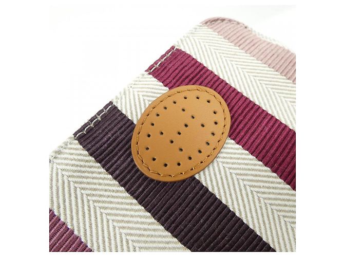 Pochette en coton/rayon Bolide d'Hermès Violet - vue 4