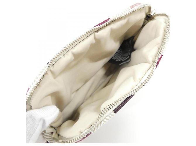 Pochette en coton/rayon Bolide d'Hermès Violet - vue 6