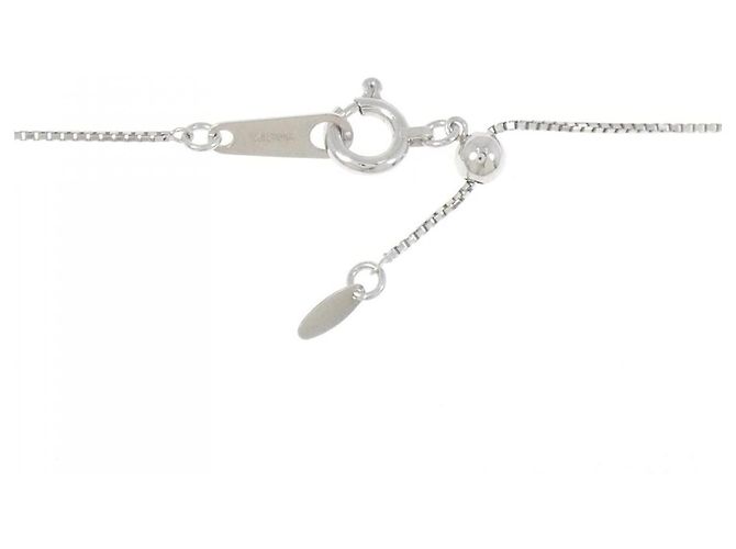 Autre Marque Collier en diamant en or blanc Au750 Argenté - vue 5