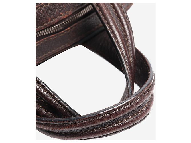 Givenchy Dunkelbraune Nightingale-Leder-Tote - Ansicht 6