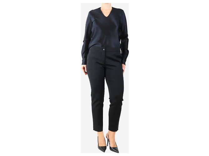 Etro Schwarze tapered Hose - Größe UK 12 - Ansicht 2