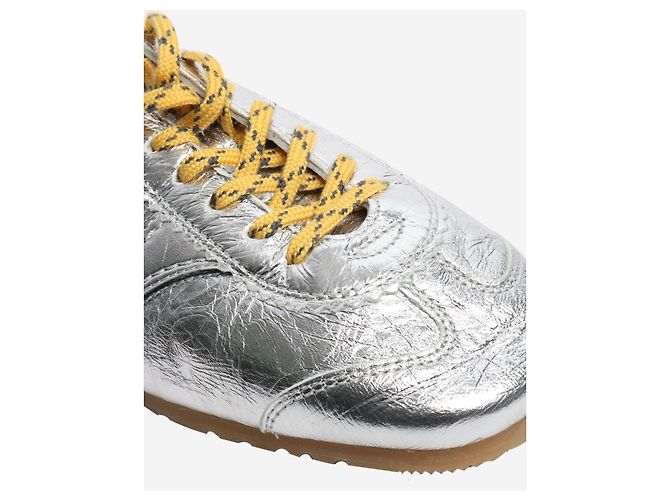 Dries Van Noten Silberne Low-Top-Sneaker - Größe EU 36 (UK 3) - vista 4