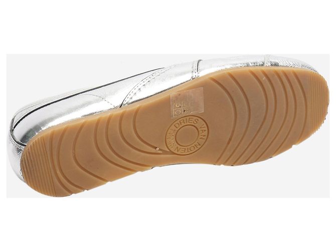 Dries Van Noten Silberne Low-Top-Sneaker - Größe EU 36 (UK 3) - vista 6
