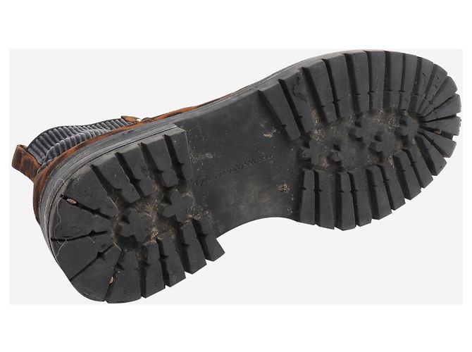 Gianvito Rossi Botines de estampado de leopardo - talla EU 37 Castaño - vista 5