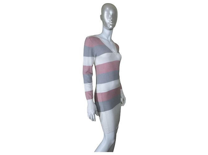 Autre Marque Vestido Fiorucci de algodón y elastano Multicolor - vista 3