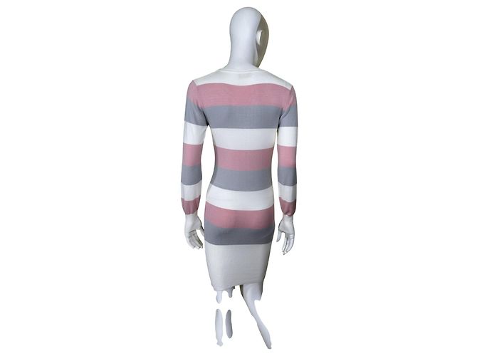 Autre Marque Vestido Fiorucci de algodón y elastano Multicolor - vista 4