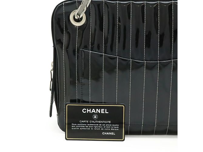 Bolsa de ombro Mademoiselle Chain da Chanel Preto - vista 10