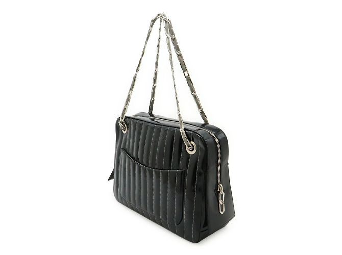 Bolsa de ombro Mademoiselle Chain da Chanel Preto - vista 3