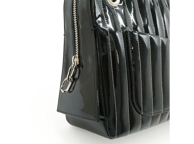 Bolsa de ombro Mademoiselle Chain da Chanel Preto - vista 6