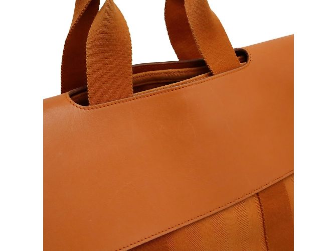 Hermès Hermes Valparaiso MM Handtasche Tote Bag Orange - Ansicht 5