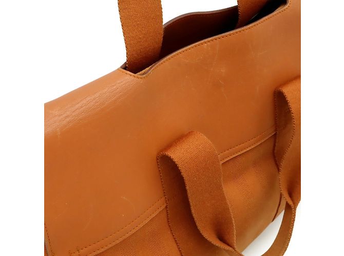 Hermès Hermes Valparaiso MM Handtasche Tote Bag Orange - Ansicht 7