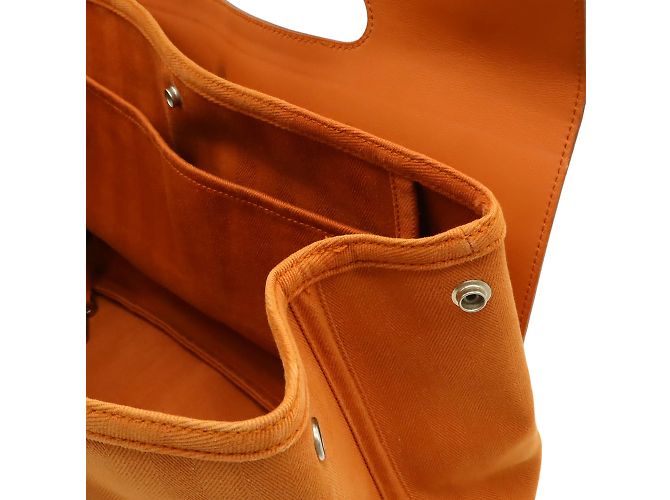 Hermès Hermes Valparaiso MM Handtasche Tote Bag Orange - Ansicht 8