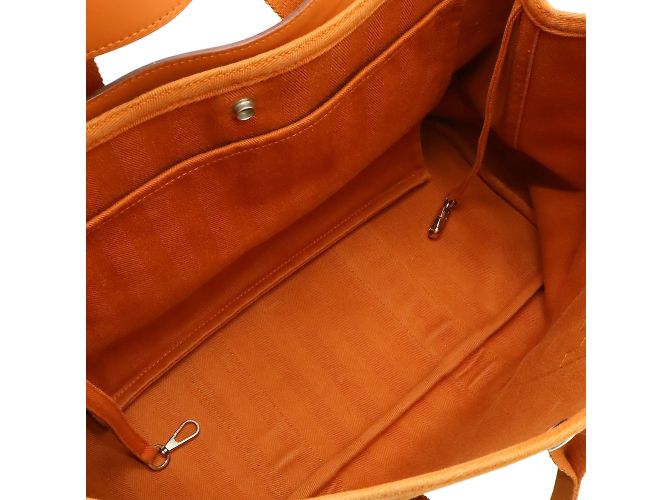 Hermès Hermes Valparaiso MM Handtasche Tote Bag Orange - Ansicht 9