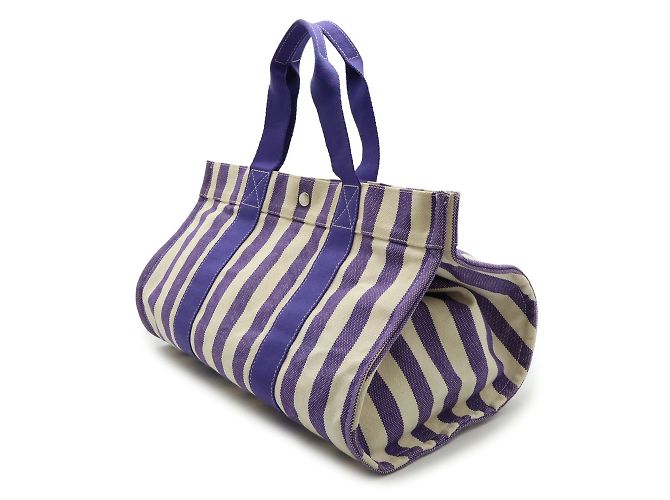 Hermès HERMES Cannes MM Tote Bag Roh Lila - Ansicht 3