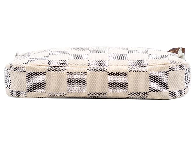 Mini Pochette Accessori Damier Azur Bianco Louis Vuitton - vista 3