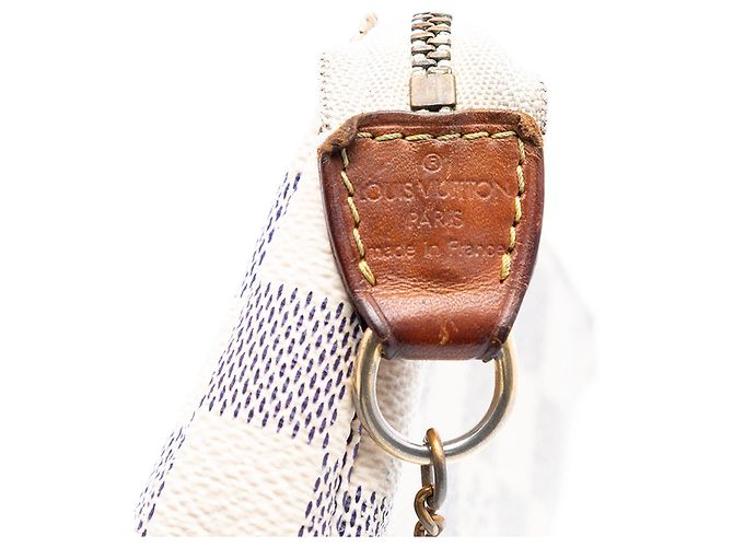 Mini Pochette Accessori Damier Azur Bianco Louis Vuitton - vista 5