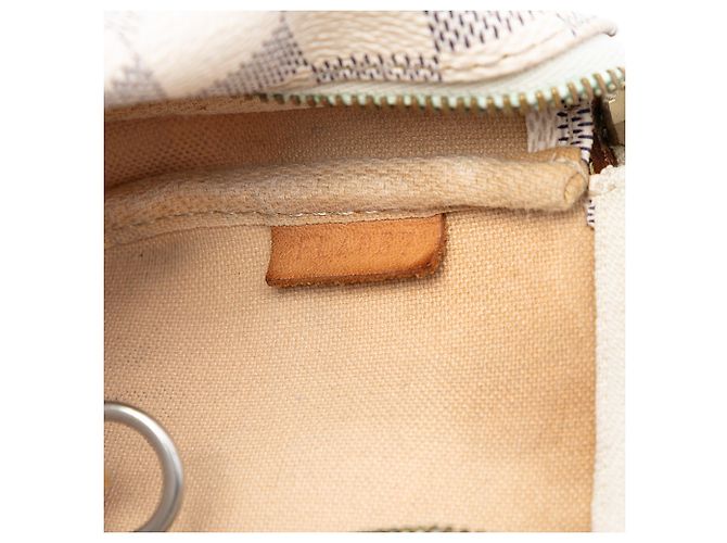 Mini Pochette Accessori Damier Azur Bianco Louis Vuitton - vista 6