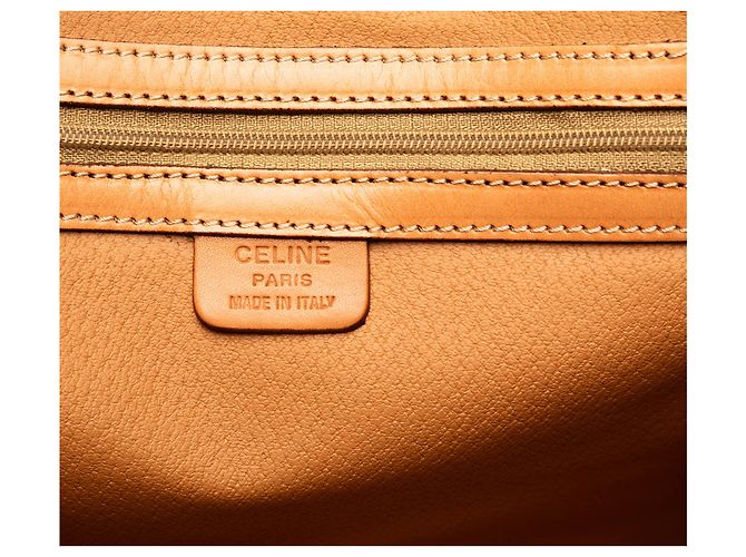 Céline Borsa tote in tela rivestita Macadam marrone di Celine - vista 5