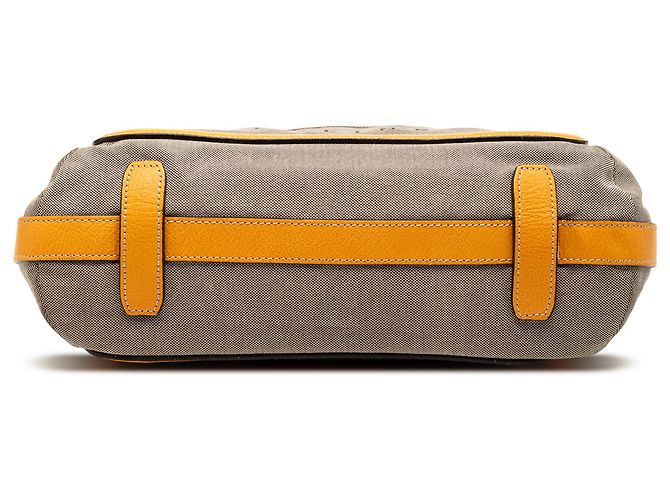 Céline Celine Braune Canvas Tragetasche Beige - Ansicht 3