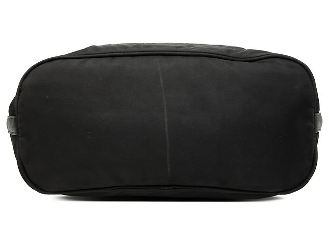 Bolsa de ombro tessuto preta Prada Preto - vista 3