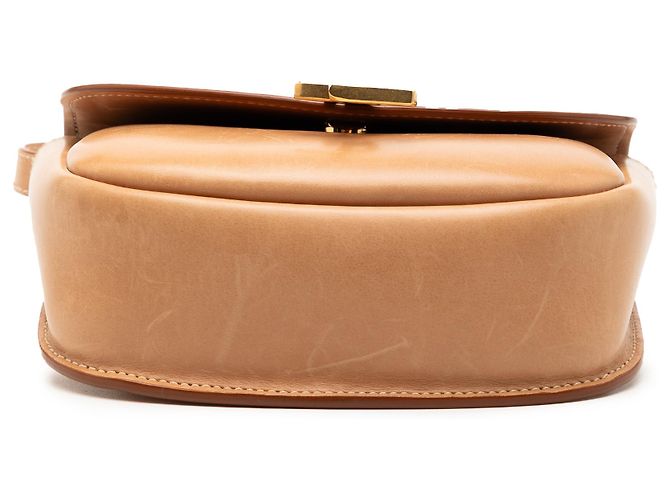 Borsa a tracolla Kaia in pelle marrone di Saint Laurent Marrone chiaro - vista 3