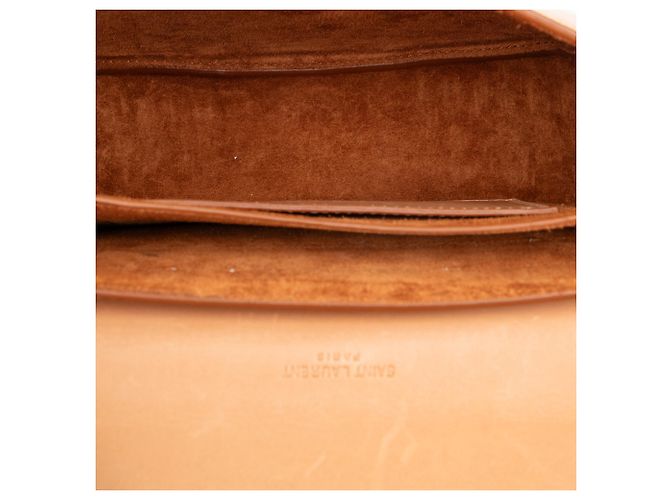 Borsa a tracolla Kaia in pelle marrone di Saint Laurent Marrone chiaro - vista 4