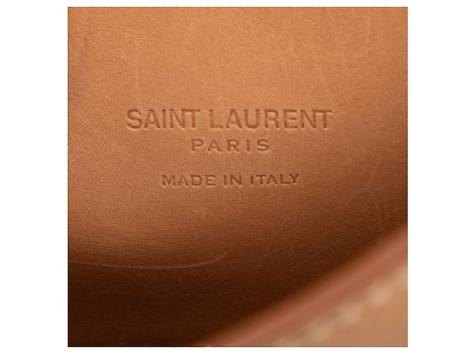 Borsa a tracolla Kaia in pelle marrone di Saint Laurent Marrone chiaro - vista 5
