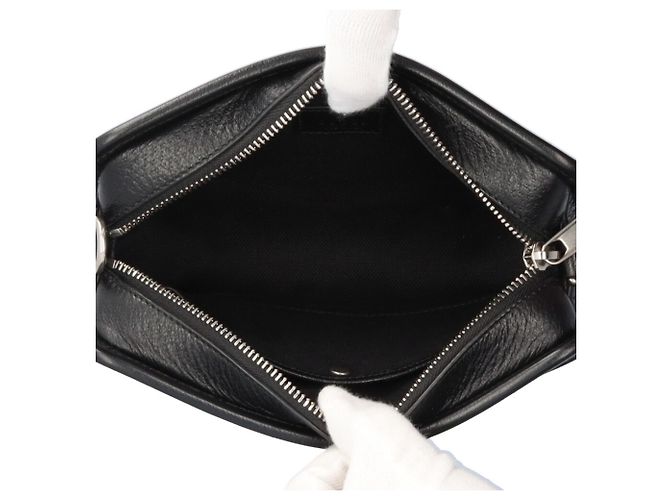 Borsa a Spalla Jumbo GG di Gucci Nero - vista 6