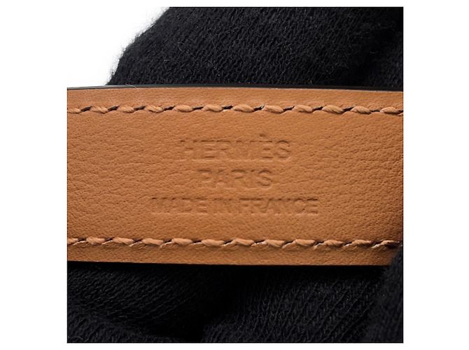 Cinturón Hermès Kelly 18 en cuero Epsom blanco Plata - vista 7