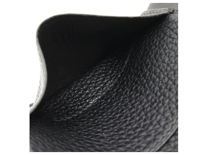 Hermès Dogon MM Bi-Fold Langbörse Schwarz - Ansicht 9