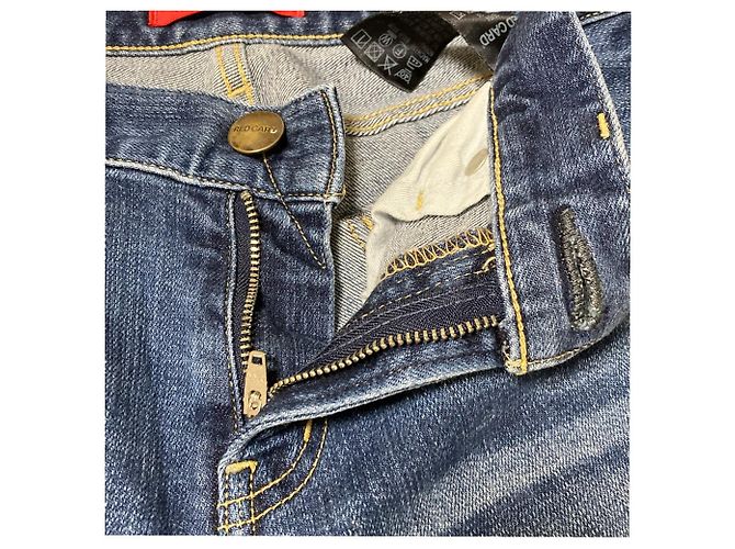 Autre Marque Red Card Anniversary Cropped-Jeans Blau - Ansicht 4
