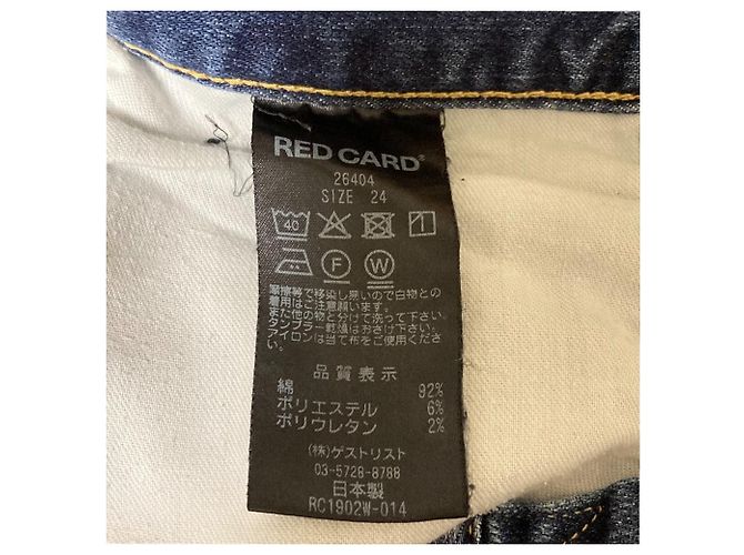 Autre Marque Red Card Anniversary Cropped-Jeans Blau - Ansicht 6
