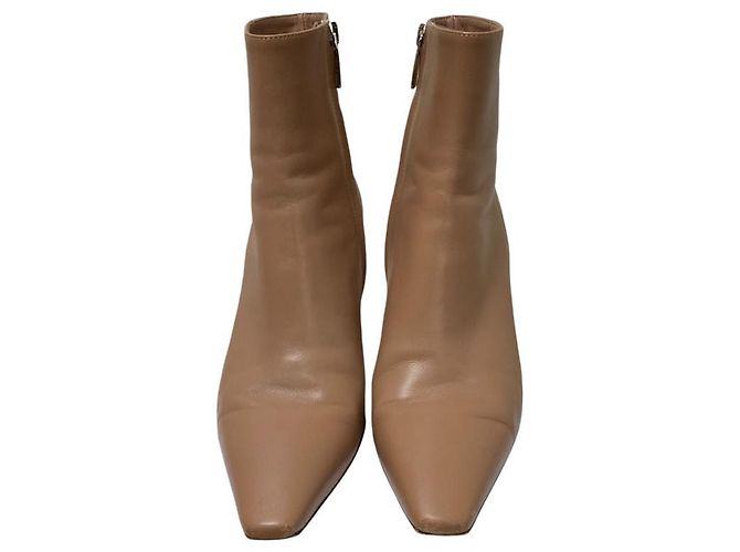 Autre Marque Lederkurze Stiefel Gianvito Rossi Beige - Ansicht 2